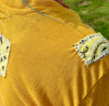 Load image into Gallery viewer, Yellow Patched Blank Vintage Tee
