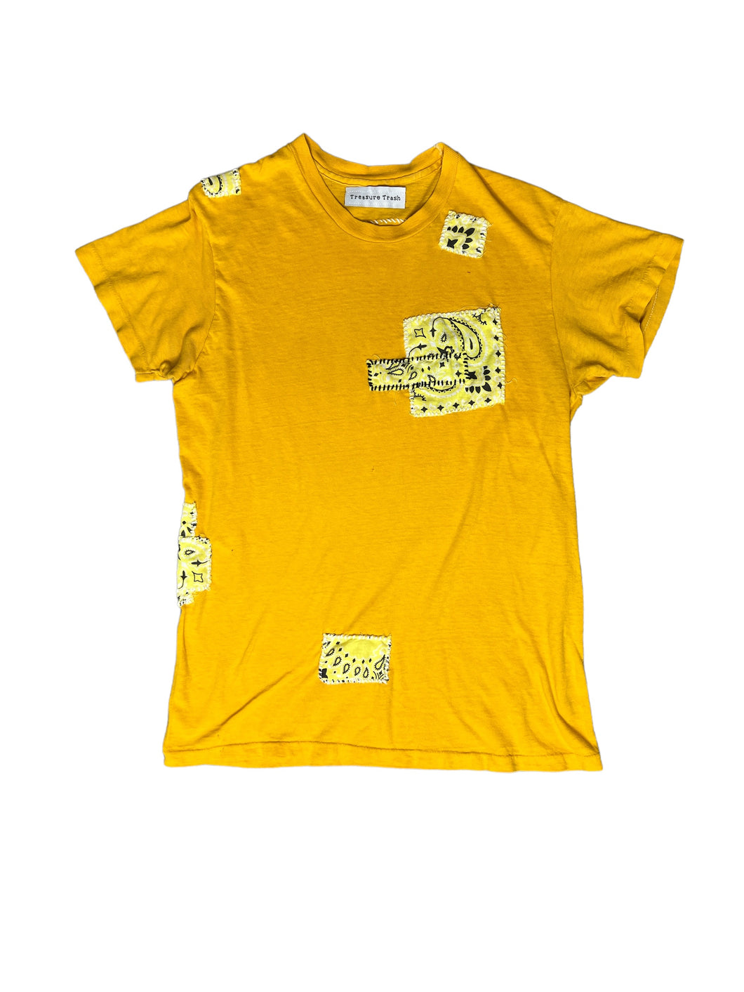 Yellow Patched Blank Vintage Tee