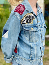 Load image into Gallery viewer, Mascot Vintage Lee Denim Patched Jacket
