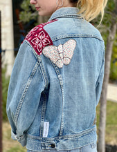 Load image into Gallery viewer, Mascot Vintage Lee Denim Patched Jacket
