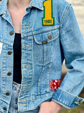 Load image into Gallery viewer, Number 1 Patched Vintage Lee Denim Jacket
