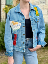 Load image into Gallery viewer, Number 1 Patched Vintage Lee Denim Jacket
