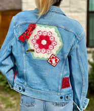 Load image into Gallery viewer, Number 1 Patched Vintage Lee Denim Jacket
