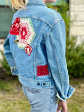 Load image into Gallery viewer, Number 1 Patched Vintage Lee Denim Jacket
