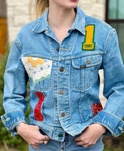 Load image into Gallery viewer, Number 1 Patched Vintage Lee Denim Jacket
