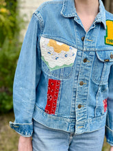 Load image into Gallery viewer, Number 1 Patched Vintage Lee Denim Jacket
