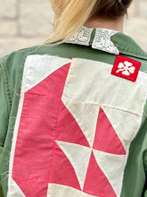 Load image into Gallery viewer, Sails Patched Cropped Military Fatigue Jacket
