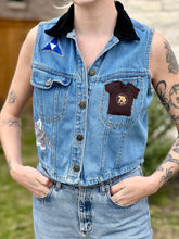 Load image into Gallery viewer, Barbie Girl Vintage Denim Vest
