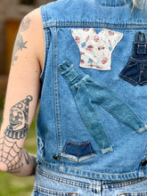 Load image into Gallery viewer, Barbie Girl Vintage Denim Vest
