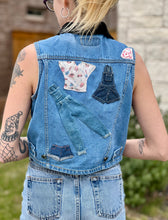 Load image into Gallery viewer, Barbie Girl Vintage Denim Vest
