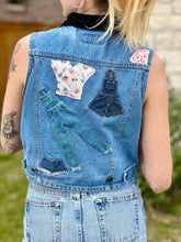 Load image into Gallery viewer, Barbie Girl Vintage Denim Vest
