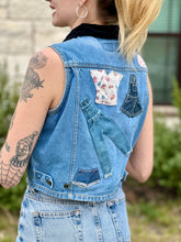 Load image into Gallery viewer, Barbie Girl Vintage Denim Vest
