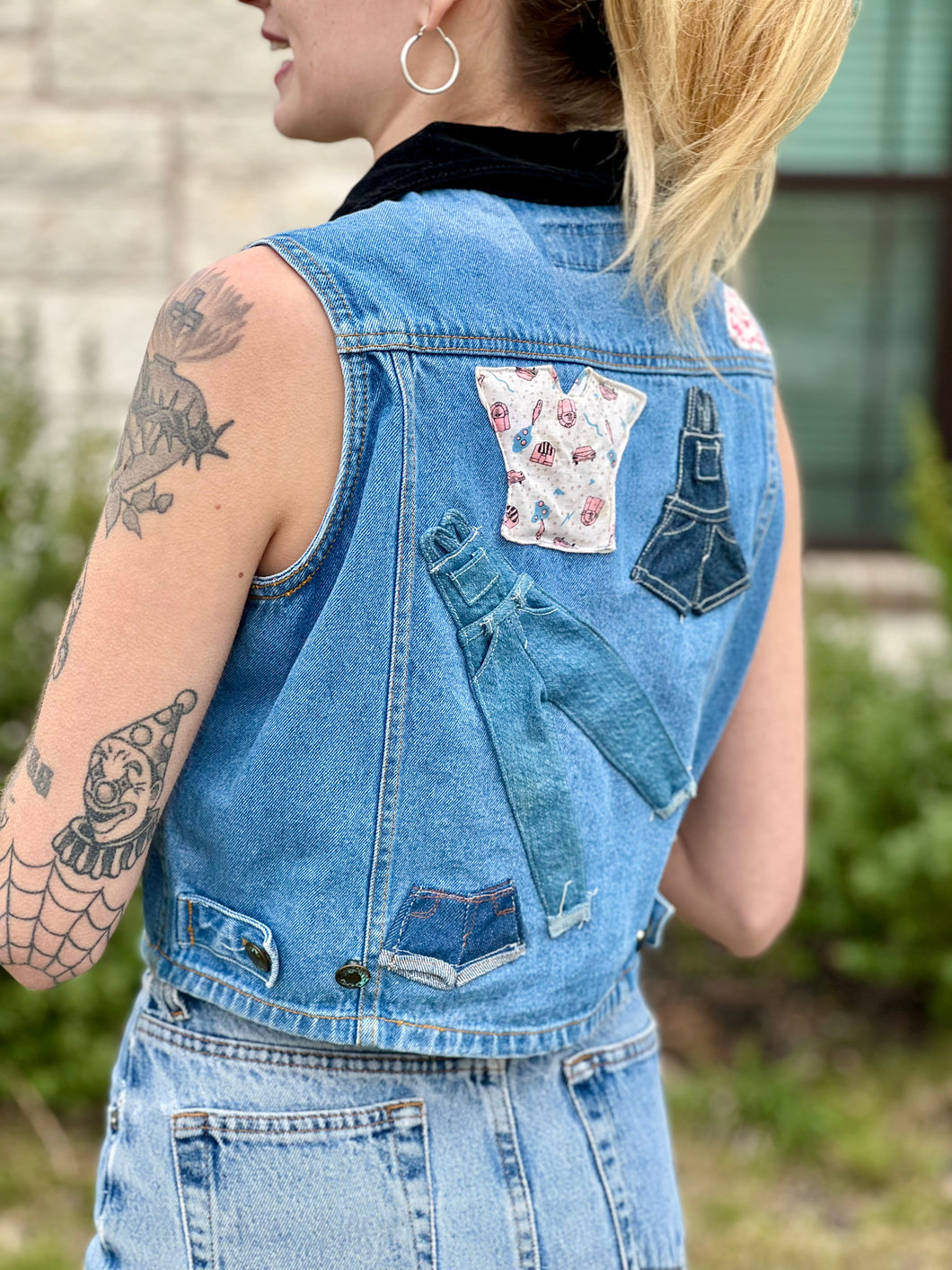 Barbie Girl Vintage Denim Vest